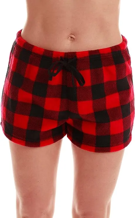 Just Love Women's Fleece Pajama Shorts for Sleepwear Pjs - Cozy and Comfortable ...