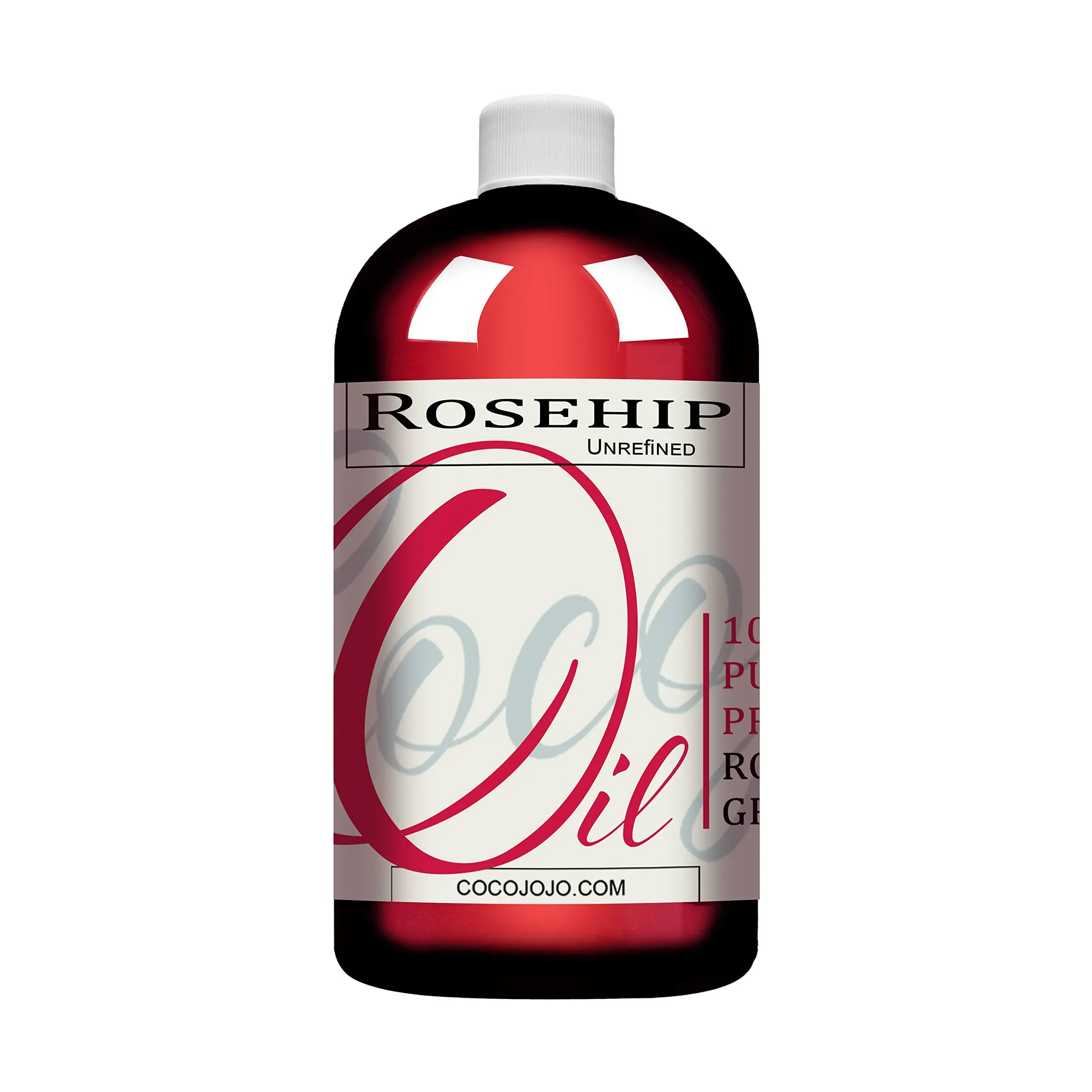 Rosehip Oil - 16 oz - 100% Pure Unrefined Cold Pressed All Natural Non GMO Extra ...