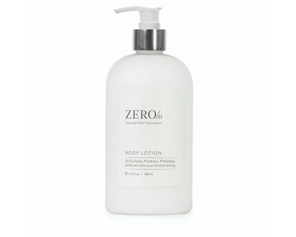 Zero% Unisex Body Lotion - 15.5oz - Light and fresh, Nourishing, Zero Paraben...