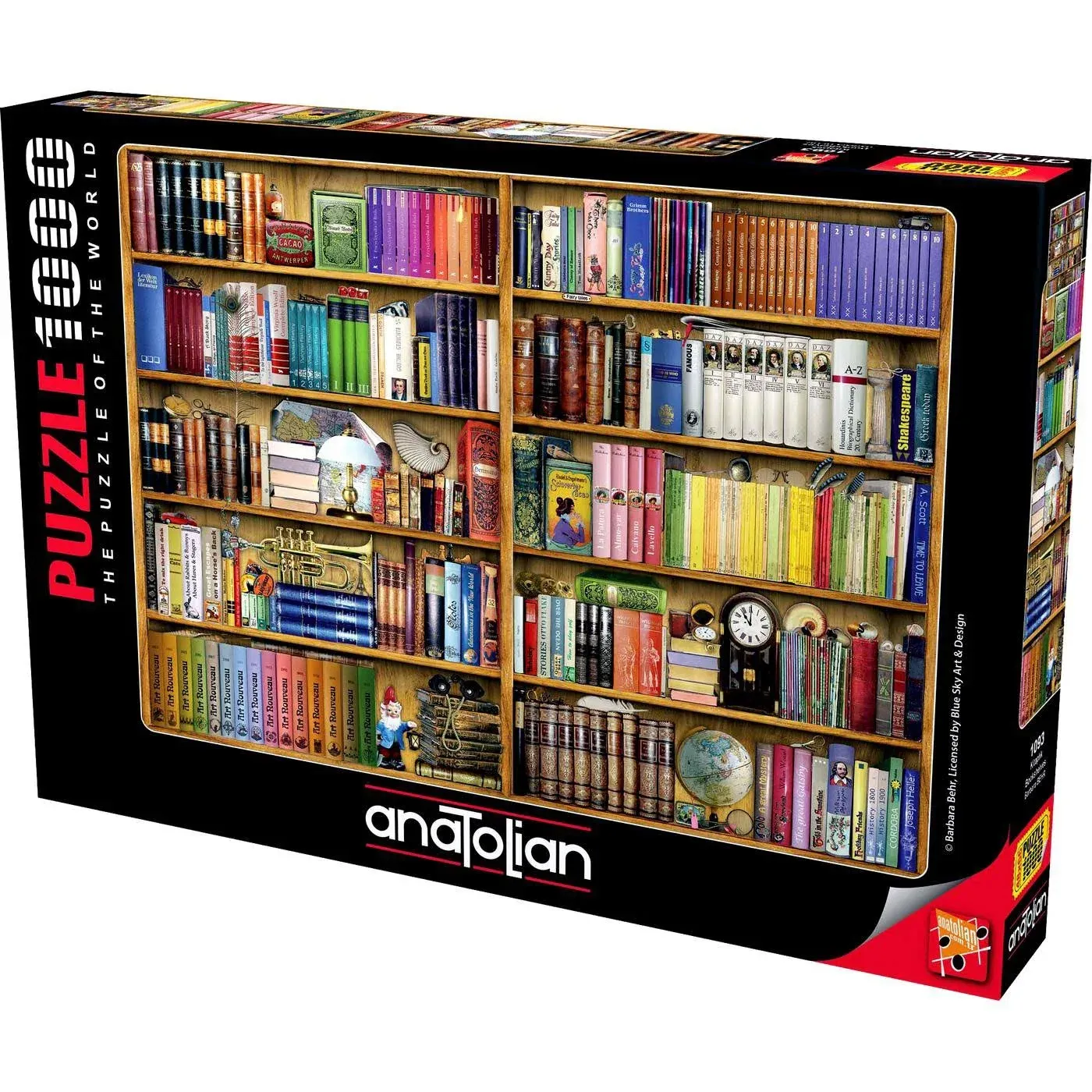 Anatolian Puzzle - Bookshelves - 1000 pc Jigsaw Puzzle - # 1093