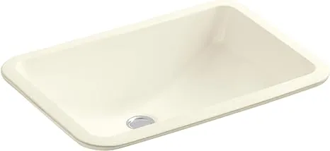 Kohler K-2214-96 Ladena 20-7/8 in. x 14-3/8 in. Undermount Bathroom Sink, Biscuit