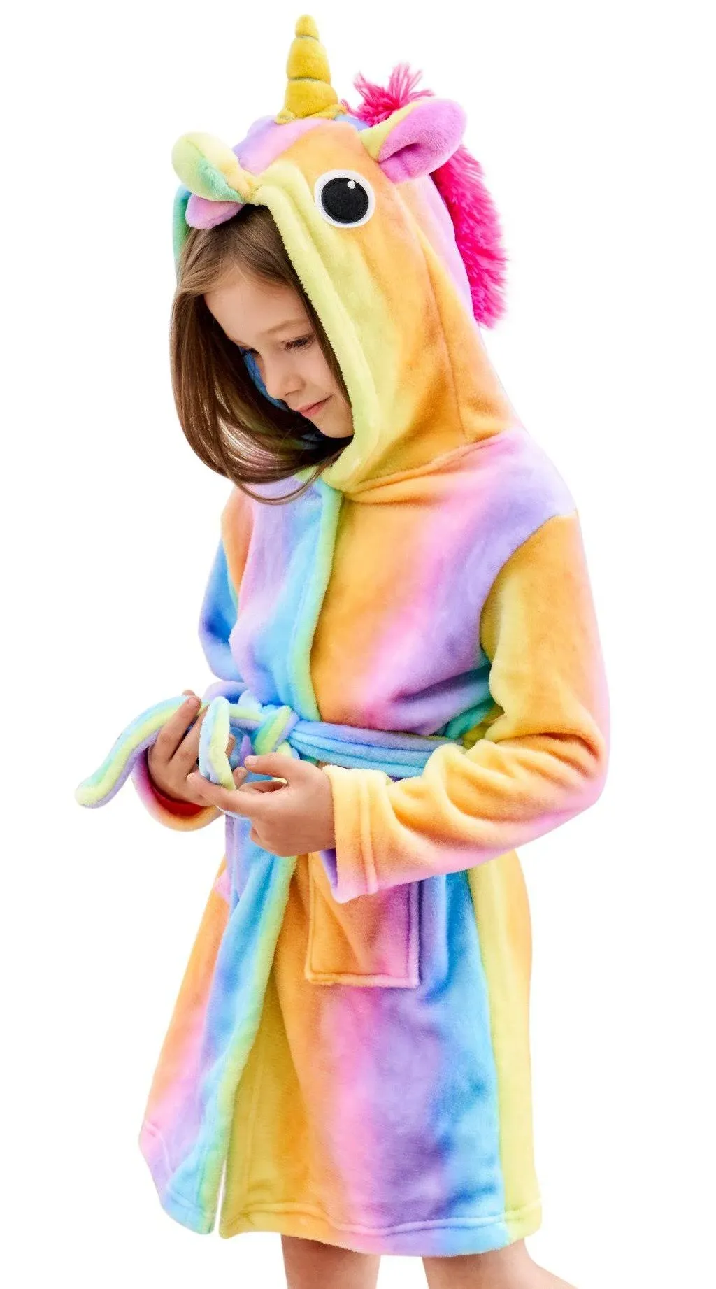 Doctor Unicorn Soft Unicorn Hooded Bathrobe Sleepwear