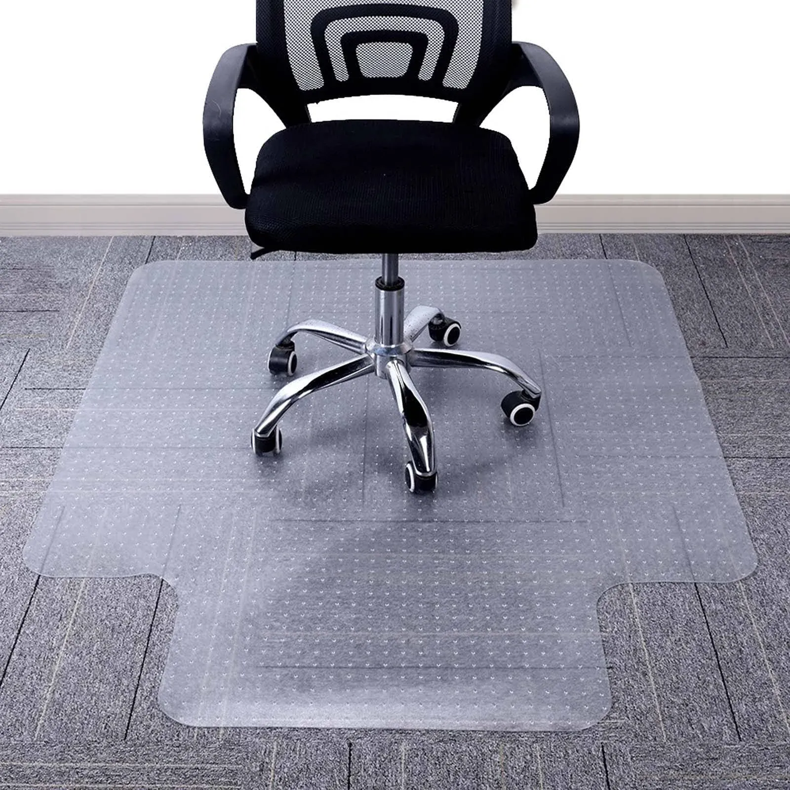 Chair Mat for Low Pile Carpet Floors, Flat Without Curling, 36 X 48 in, Office C