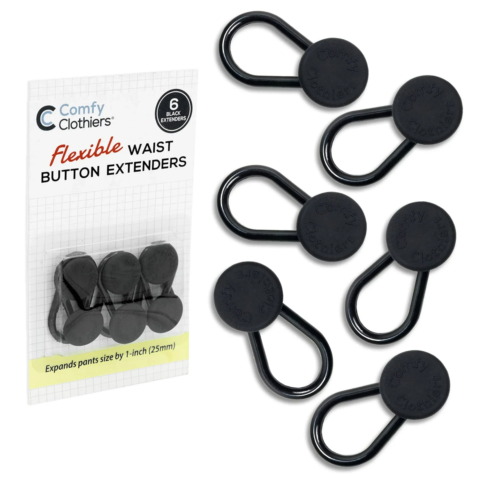 Comfy Clothiers Flexible Button Waist Extenders