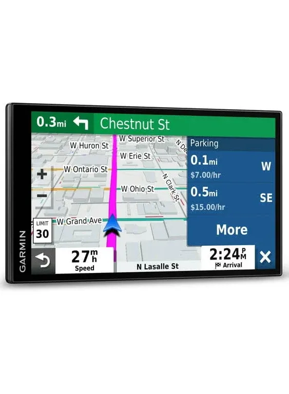 Restored Garmin Drivesmart 65T 6.95" GPS Navigator with Traffic and Smart Features (Refurbished)