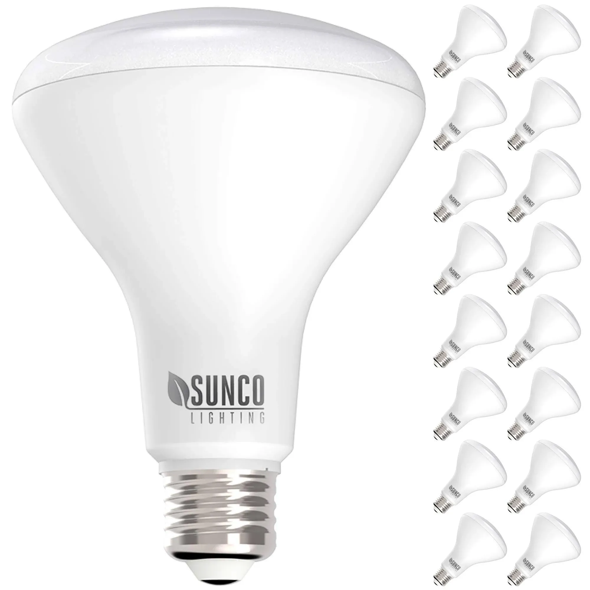 Sunco 16 Pack BR30 LED Bulbs, Indoor Flood Lights CRI93 11W Equivalent 65W 2700K Soft White 850 Lumens, E26 Base, 25000 Lifetime Hours Interior Home Dimmable Recessed Can Light Bulbs - UL