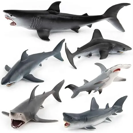 Fantarea Ocean Sea Marine Animal Figures Models Shark Collection Collector Party ...