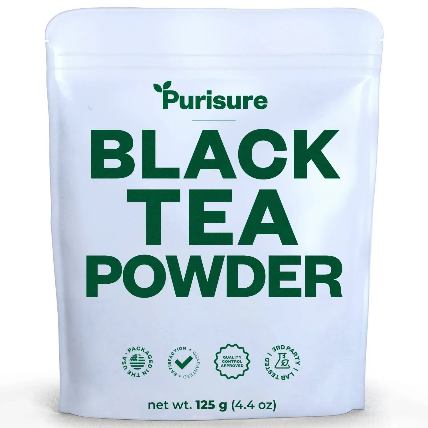 Purisure Instant Black Tea Powder, 125g, Unsweetened & Dissolves Easily, 125 Servings, Size: 125 G