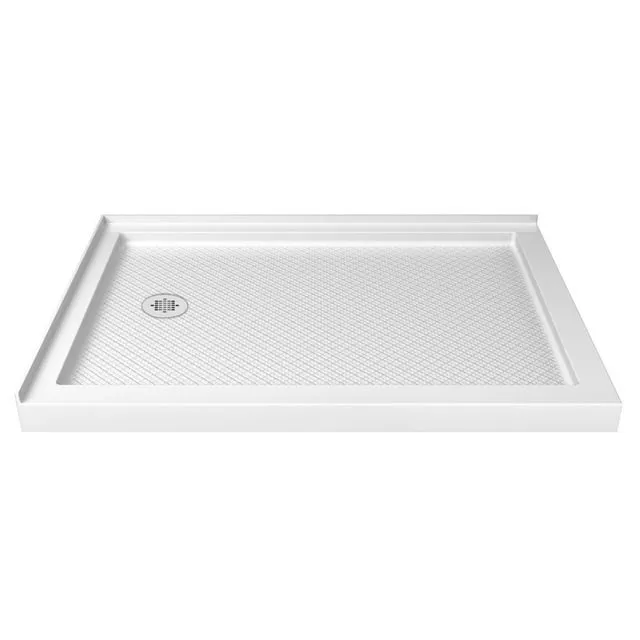 DreamLine DLT-1036481 Slimline 36" x 48" Double Threshold Shower Base Left H& Drain