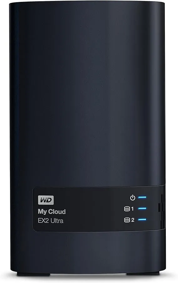 WD - My Cloud Expert EX2 Ultra 2-Bay 0TB External Network Attached Storage (NAS) - Charcoal