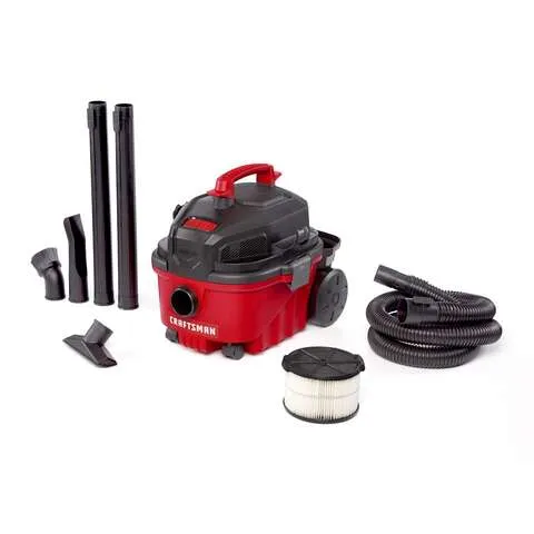 CRAFTSMAN 4 gal Corded Wet/Dry Vacuum 120 V 5 HP