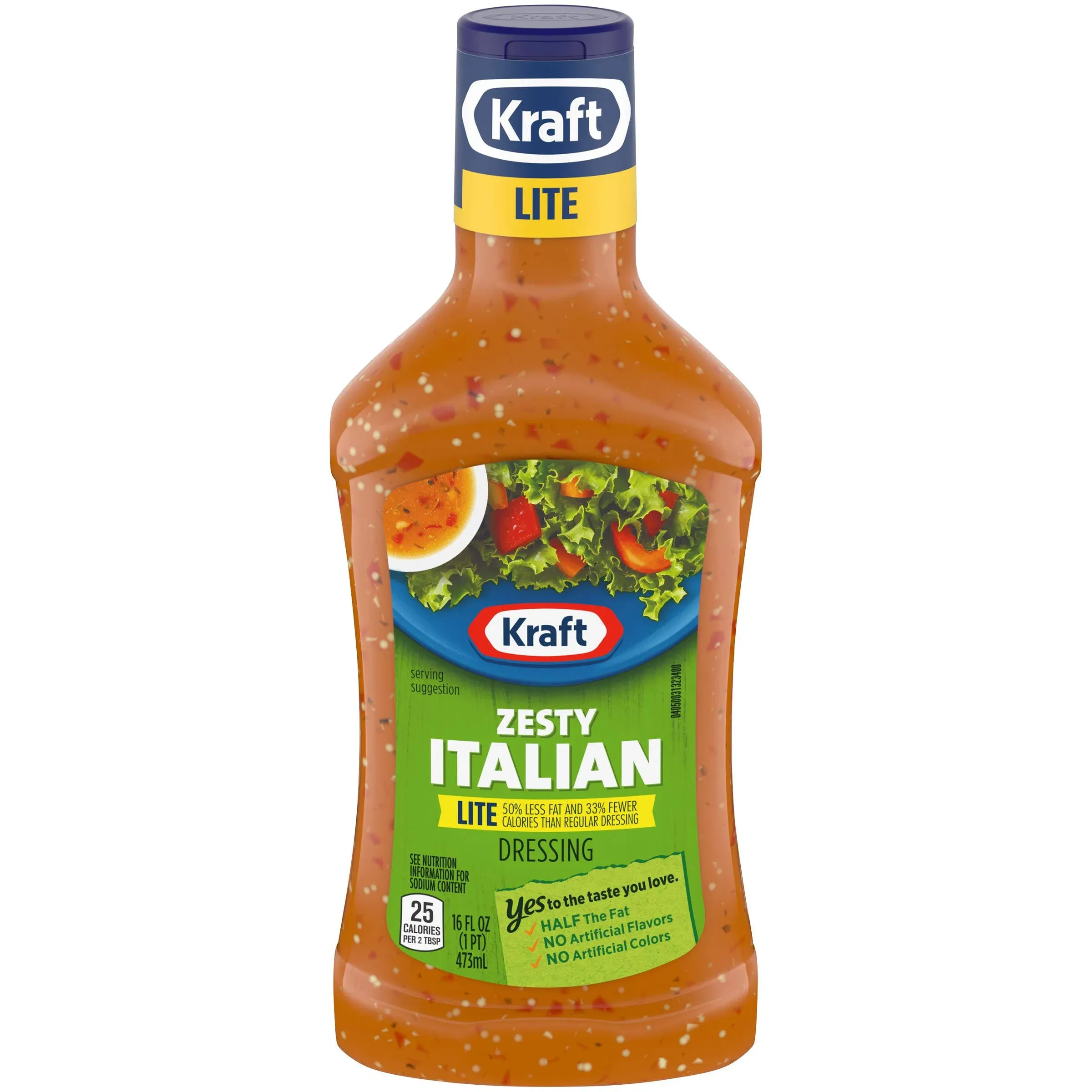 Kraft Dressing Lite Zesty Italian 16 fl oz