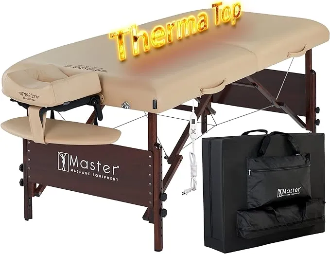 Master® Massage 30" Del Ray™ Salon Portable Massage Table with Therma-Top® Package