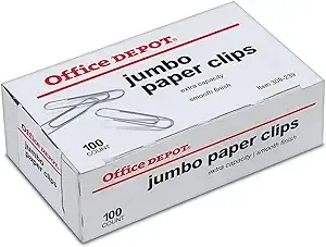 Office Depot Jumbo Paper Clips