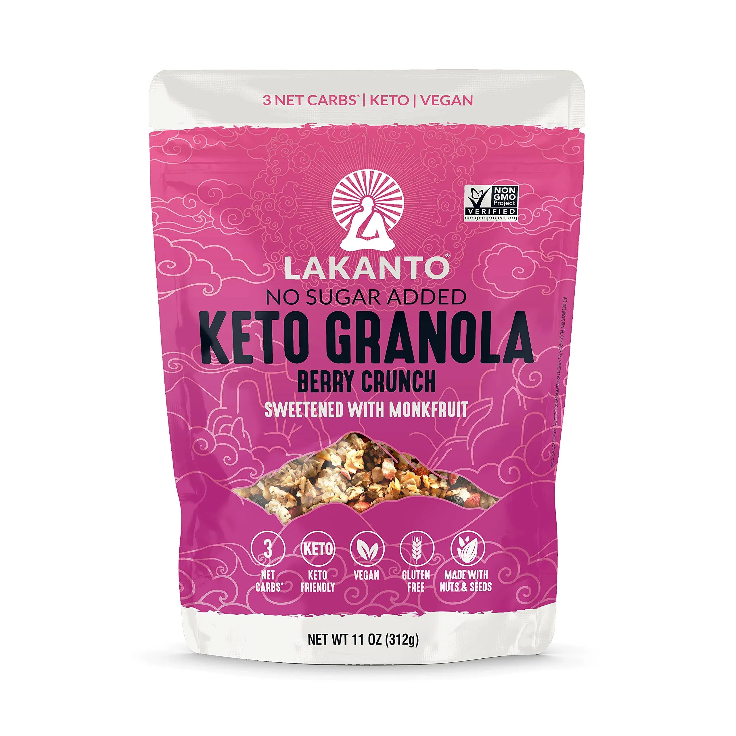 Lakanto Granola | Cinnamon Almond | Chocolate | Berry | Peanut Butter