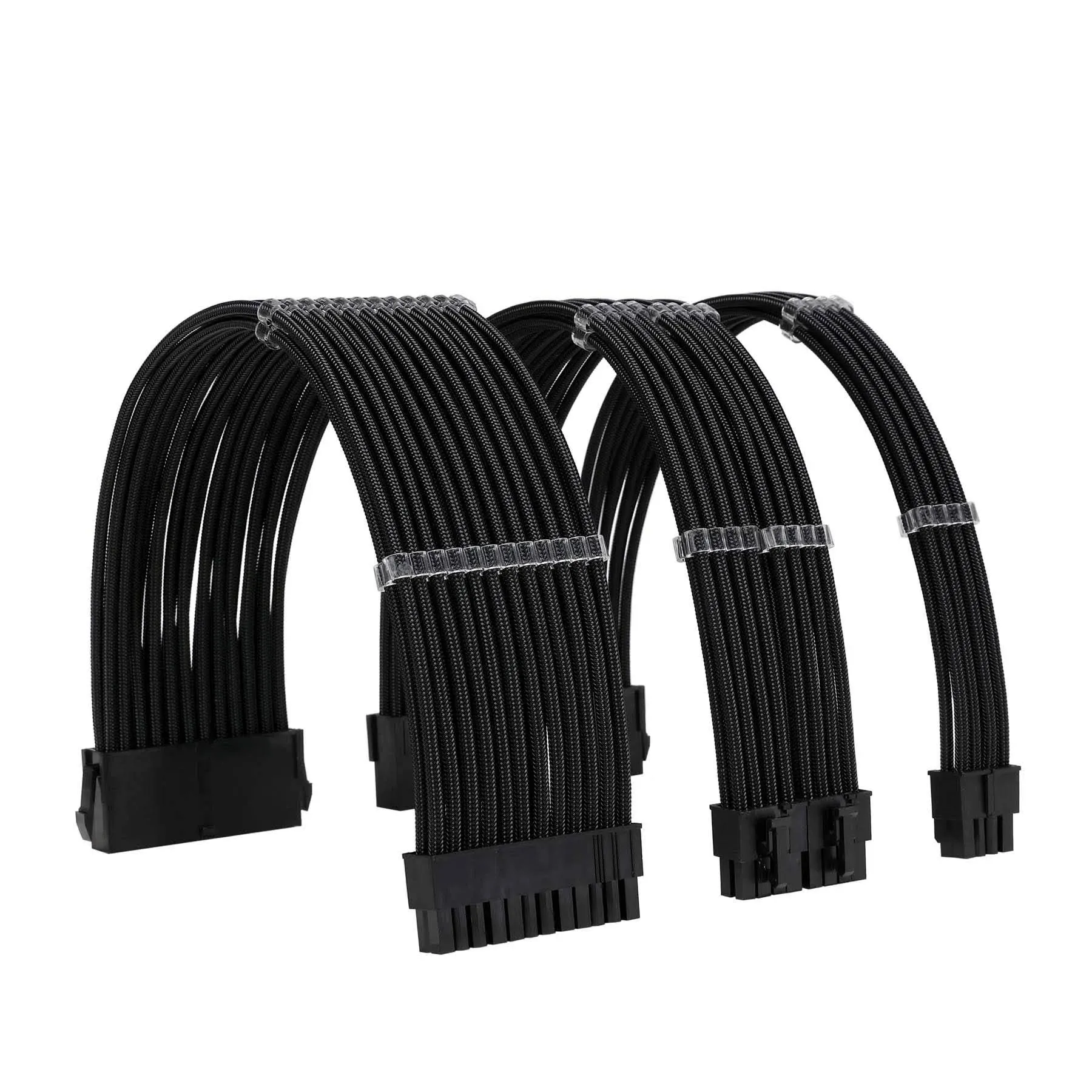 Formulamod Sleeve Extension Power Supply Cable Kit 18AWG ATX 24P+ EPS 8-P+PCI-E8 ...