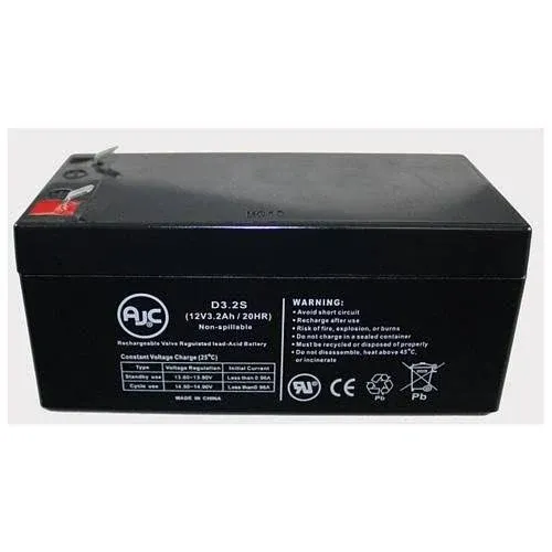 APC Back-UPS ES 350 BE350R 12V 3.2Ah UPS Replacement Battery