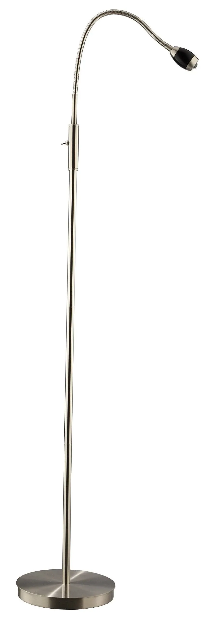 daylight24 402071-04 Focus Adjustable Beam LED Floor Lamp Black