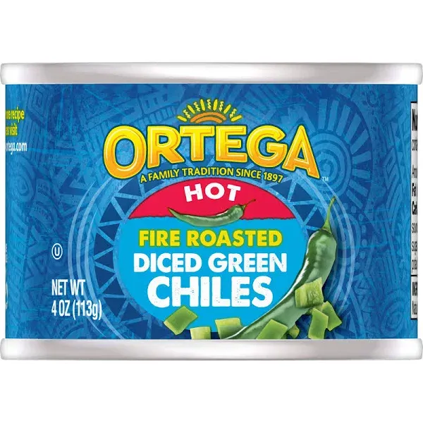 Ortega Diced Fire Roasted Green Chiles