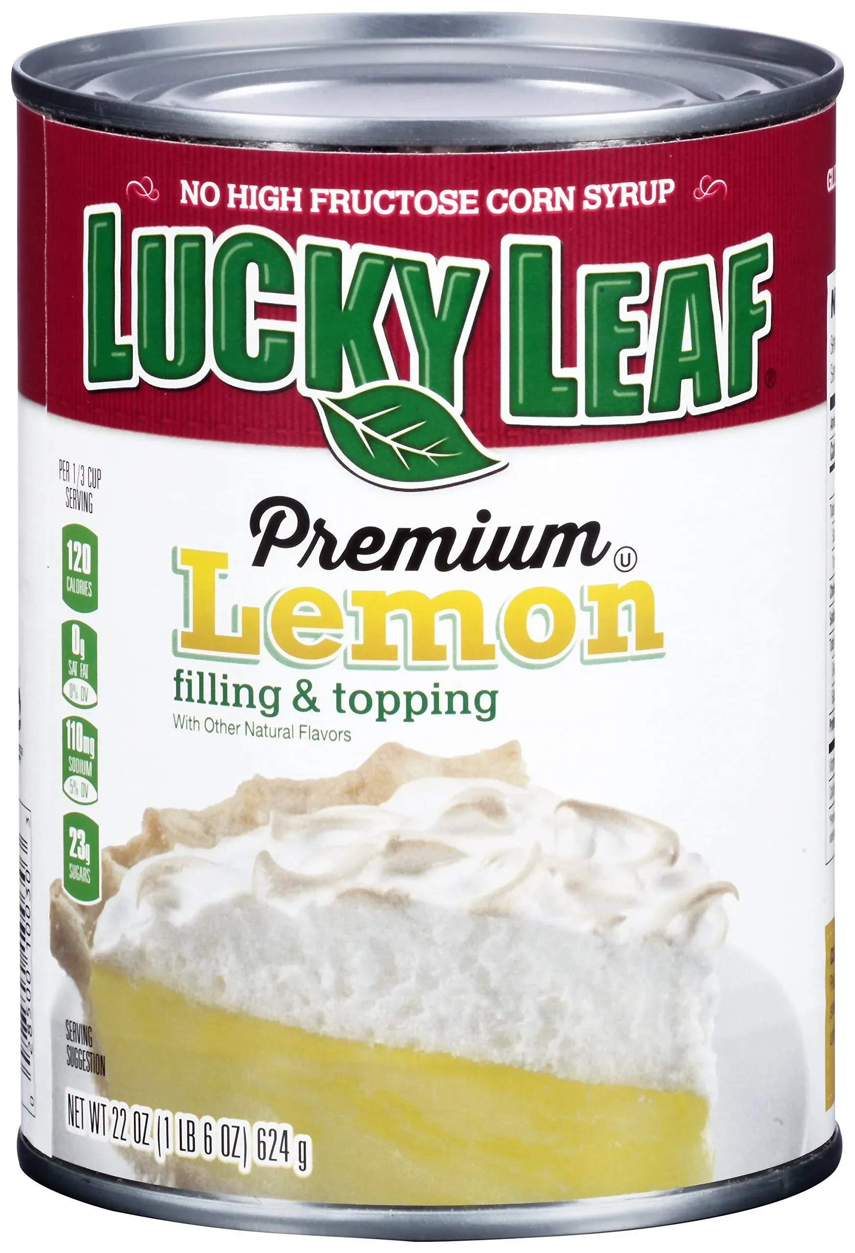 Lucky Leaf Fruit Filling or Topping, Premium, Lemon - 8 pack, 22 oz cans