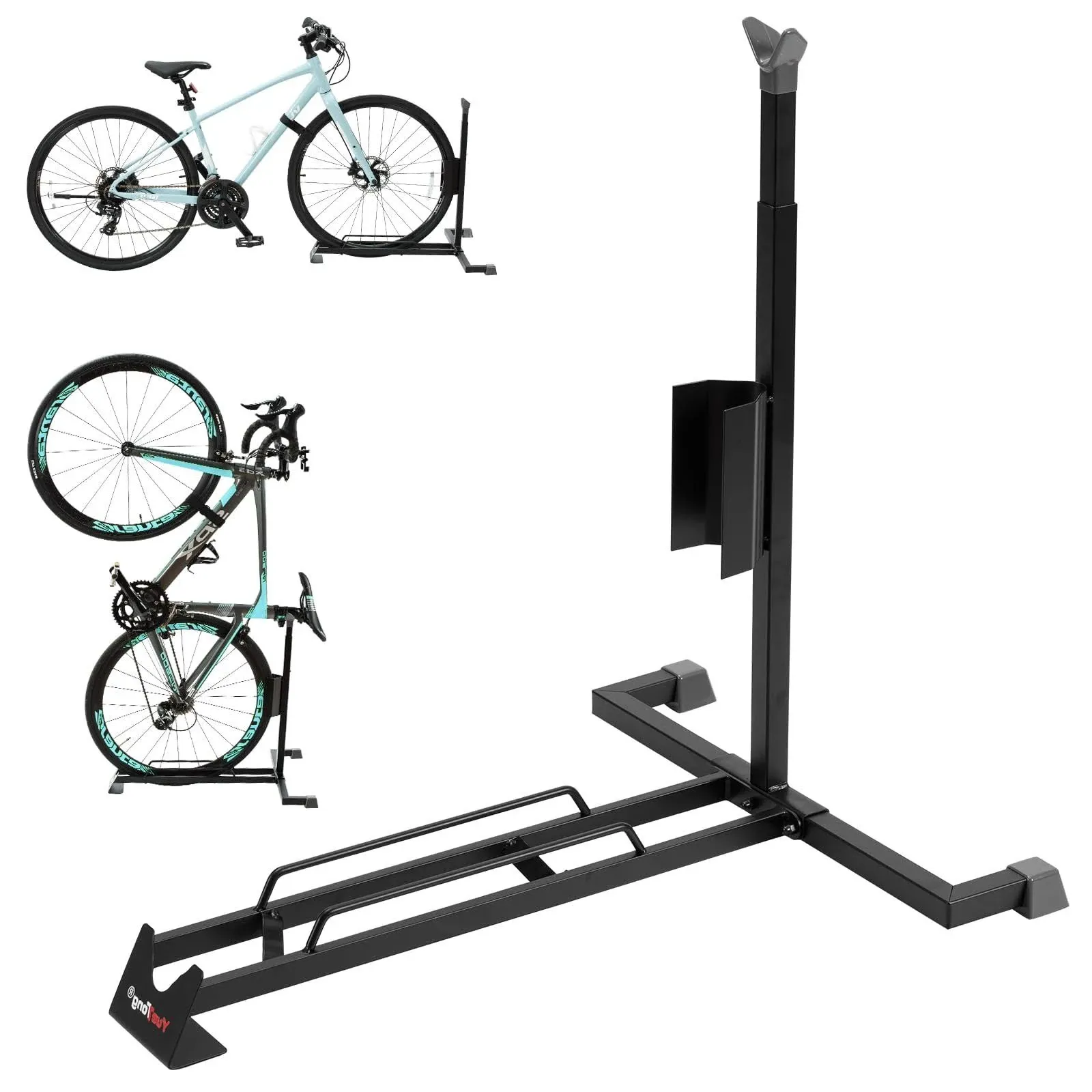 YueTong Bike Stand for Vertical and Horizontal Bike Storageupright Bicycle Stand ...