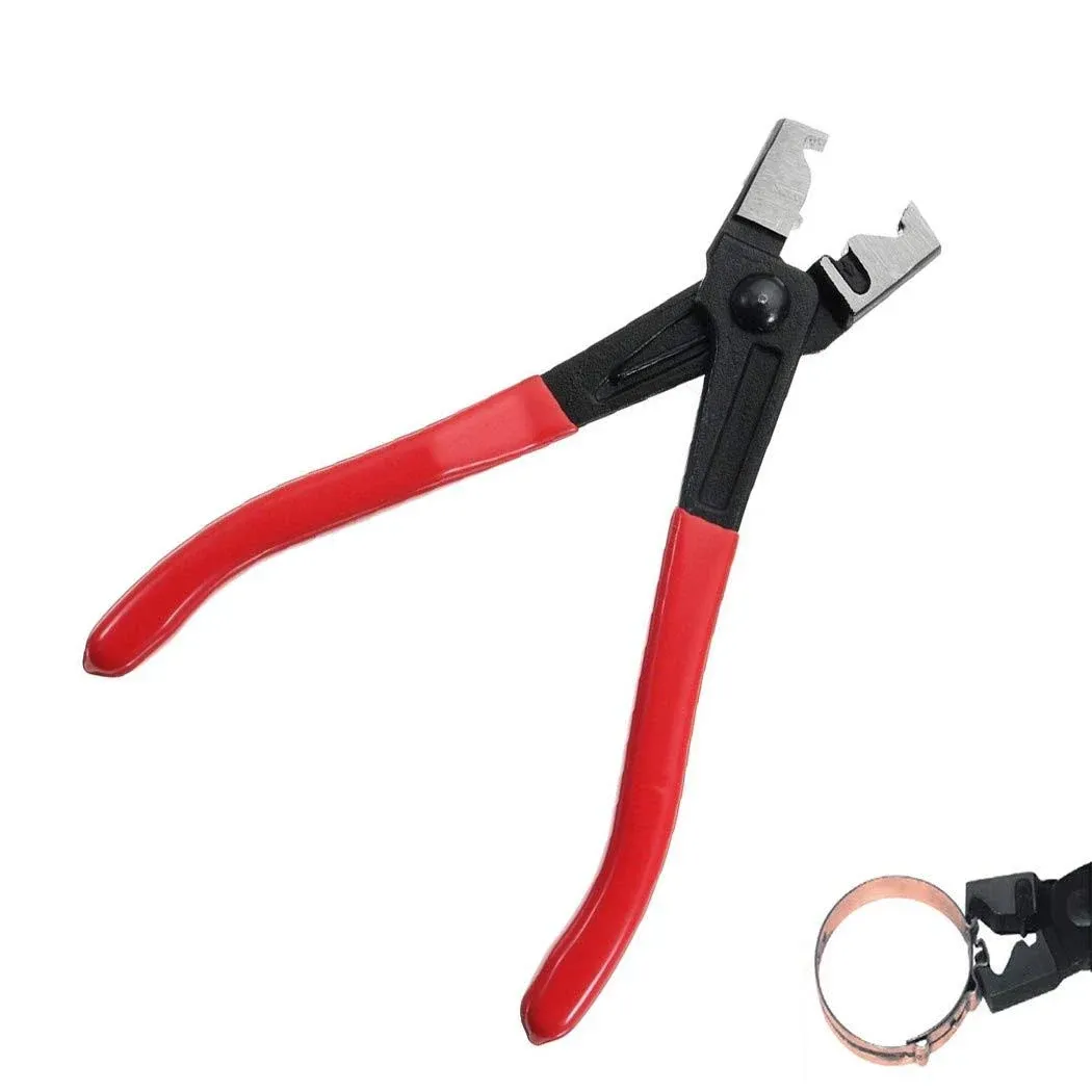 Hose Clamp Plier Auto Repair Tool Clic-R Type Plier for Removal and Installation of Ring-Type or Flat-Band Hose Clamps，Car Water Pipe Locking Pliers (Clic-R Pliers)