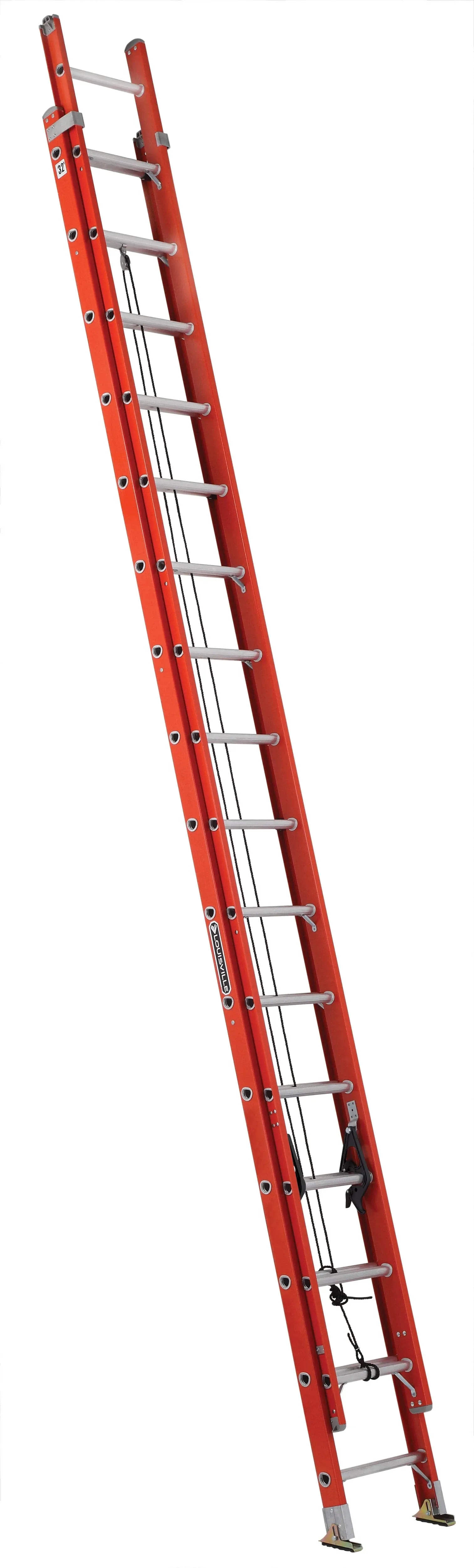 Louisville FE3232 32' Fiberglass Extension Ladder