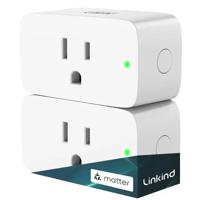 Linkind Matter Version Smart Plug 2 Packs