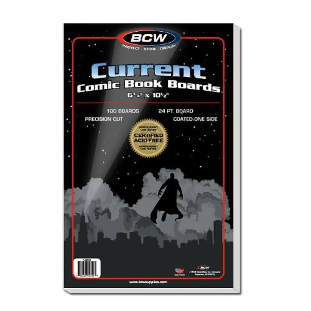 BCW Current/Modern Comic Book Backing Board - 100 count