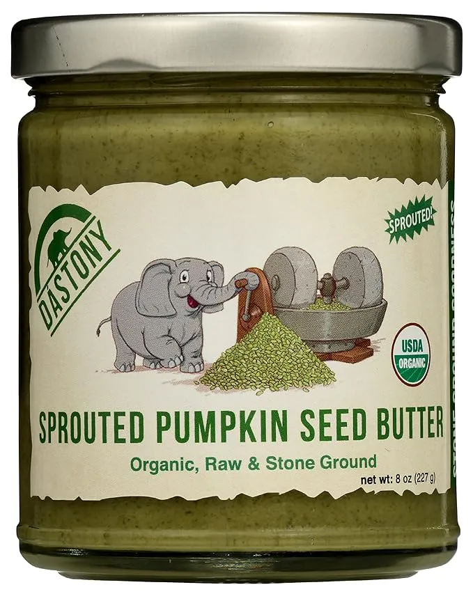 DASTONY Organic Sprouted Pumpkin Seed Butter, 8 OZ