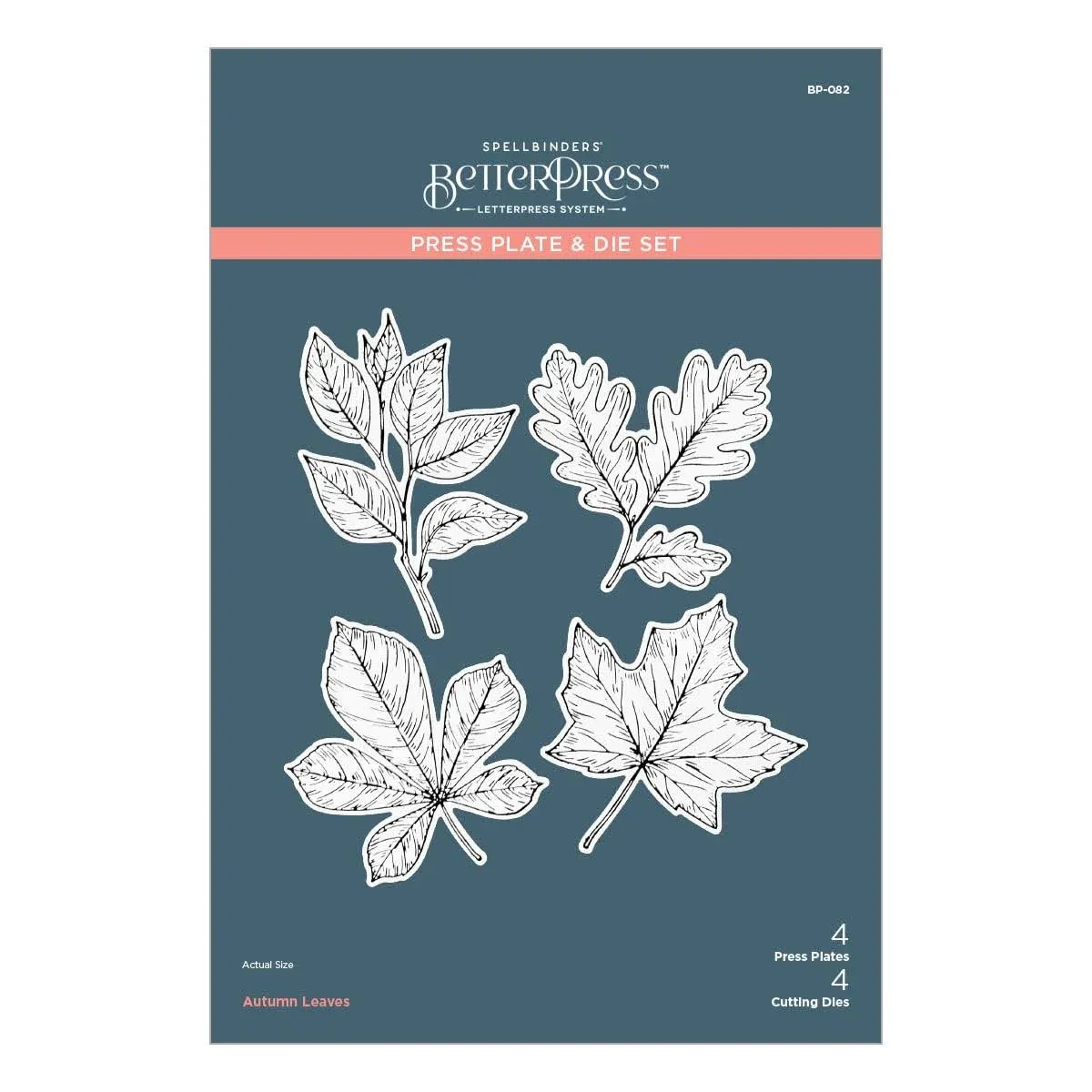 Autumn Leaves Press Plate & Die Set