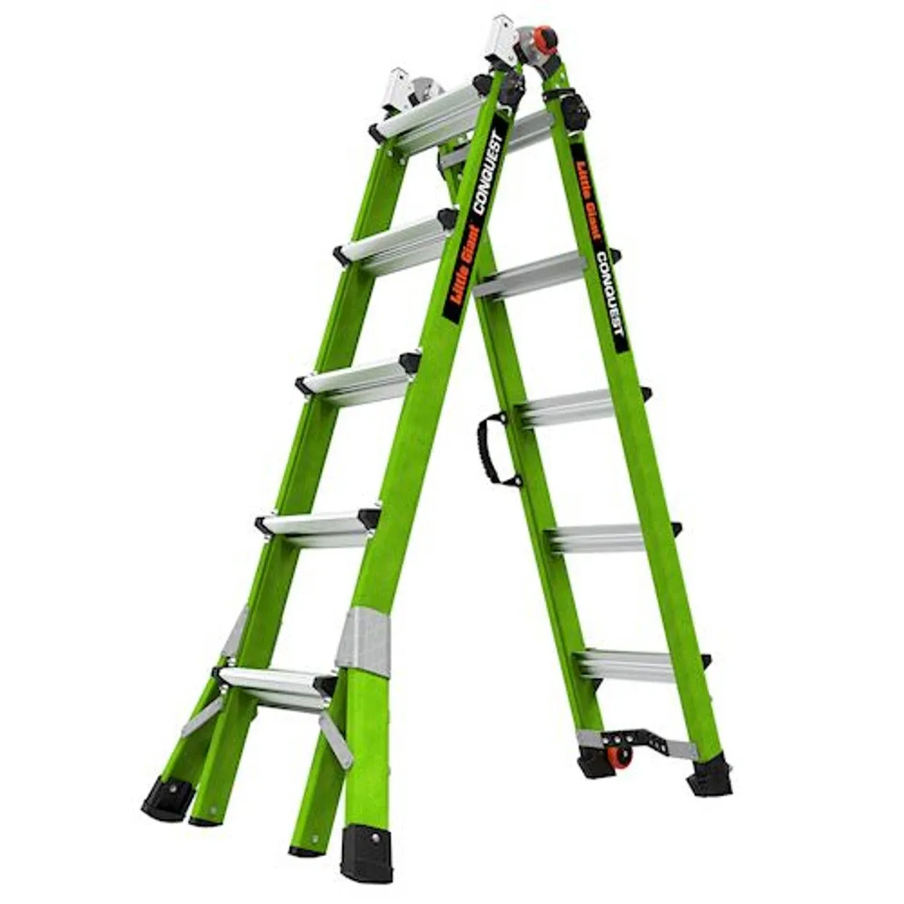 Little Giant Safety Conquest 2.0 Model 22 Articulated Ladder Type 1A 300lb Fiberglass - 17122-001