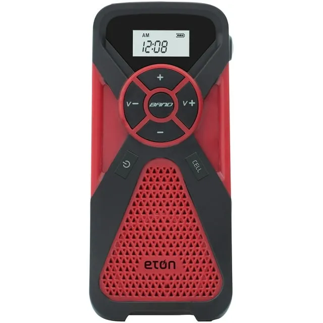 Eton - American Red Cross FR1 Emergency Weather Radio With Smartphone Charger, Backlit Digital Display, Flashlight, 2000mAh Rechargeable Battery, NOAA Weather Alerts, Commitment To Preparedness