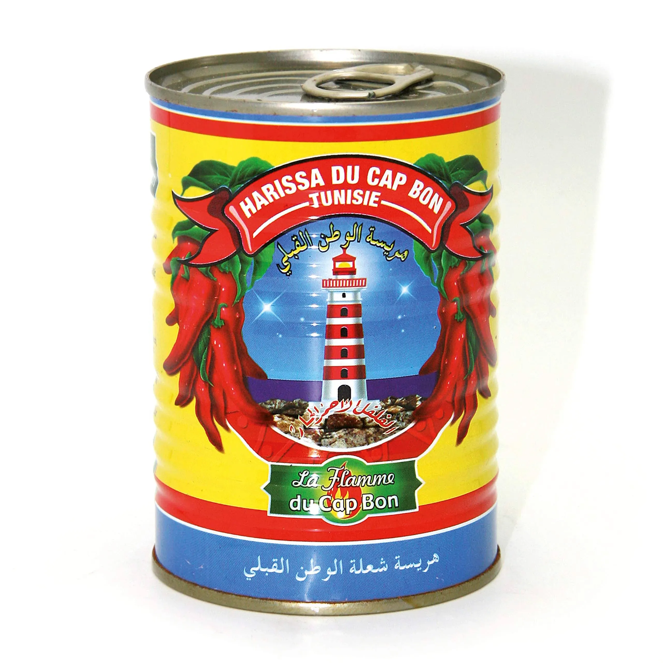 Harissa Cap Bon Tunisian Hot Sauce Paste in a Tin Can (13 oz / 380g)- Large Size