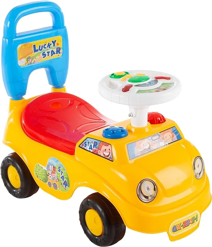 Lil Rider Toy Rideon Push Walking with Steering Wheel Ride on Activity Car