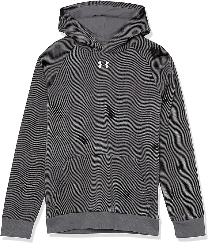 Under Armour Boys' Rival Fleece Printed Hoodie