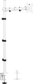 Vivo Single Monitor Extra Tall Desk Mount - White