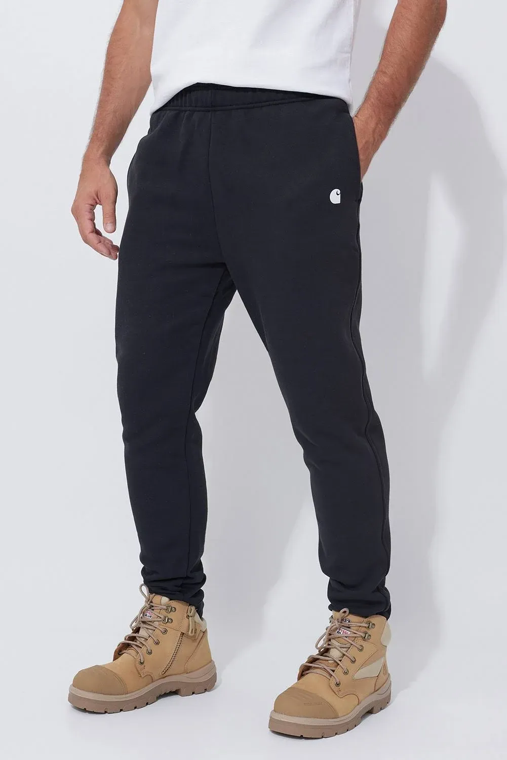 Carhartt Relaxed Fit Midweight Tapered Sweatpants, Men's Black