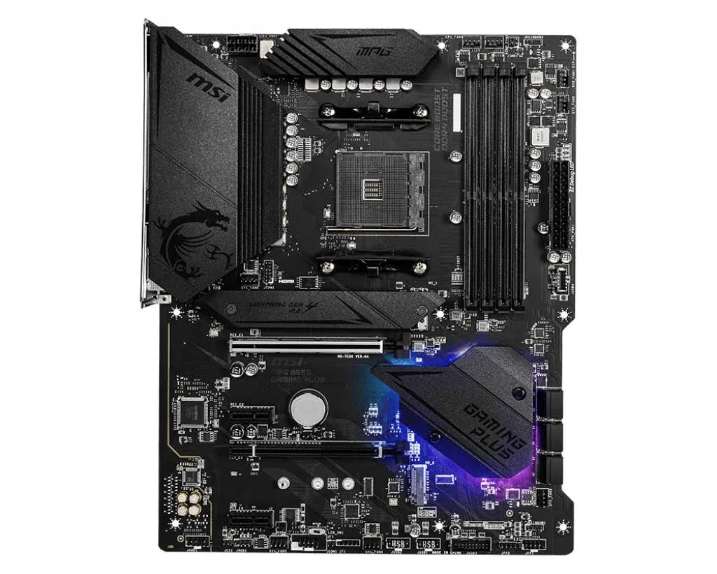 MSI MPG B550 Gaming Plus Desktop Motherboard - Black