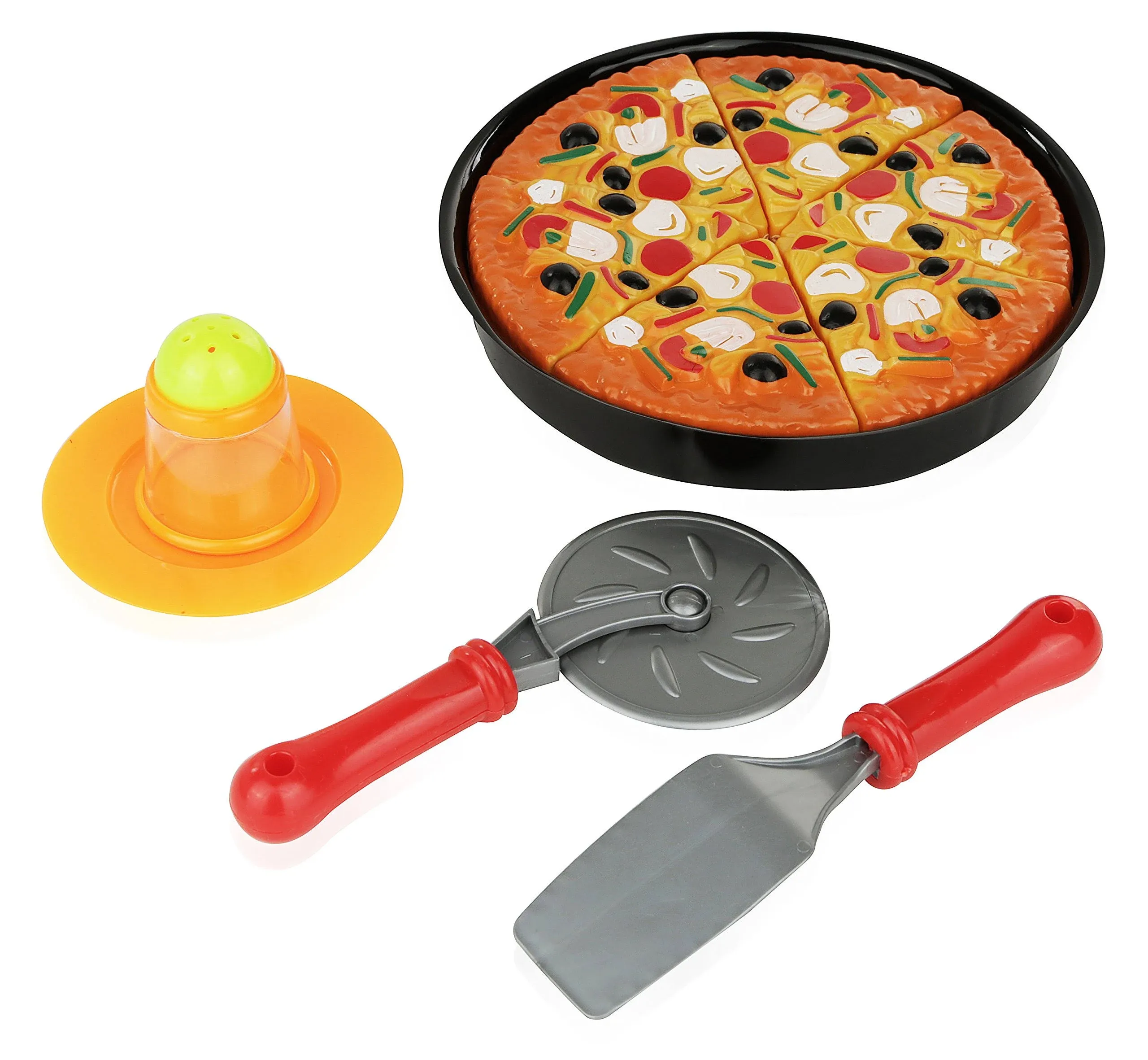 11 Piece Pizza Set for Kids; Play Food Toy Set; Great for a Pretend Pizza Party;