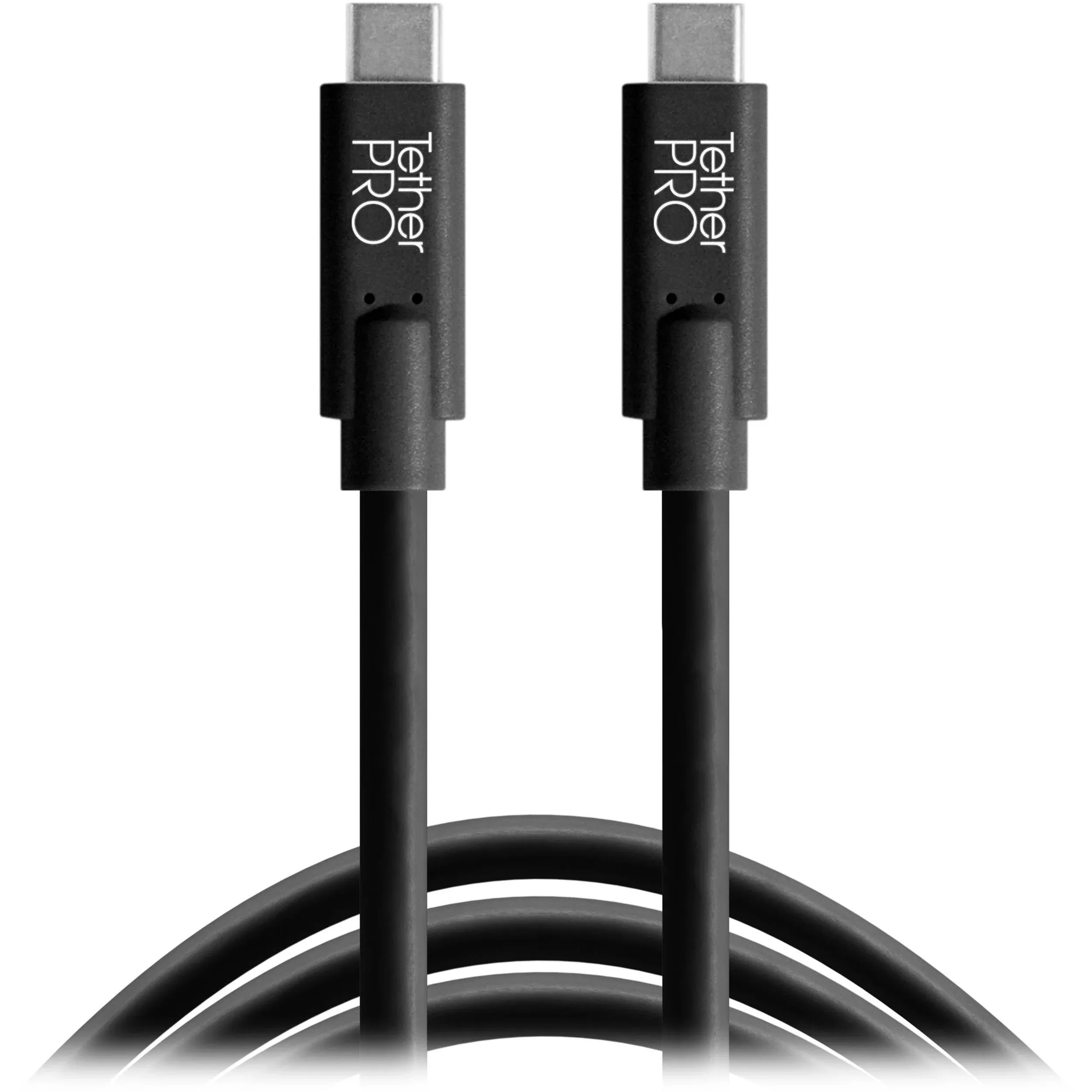 Tether Tools TetherPro USB Type-C Male to USB Type-C Male Cable (6', Black)