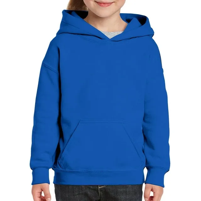 Hoodies for Teens Hoody for Boy Girls Size 6-8 10-12 14-16 18-20 - S M L XL - Age 6 to 20 Years Old Kids Hoody Blue Youth Hoodie Kid Pullover Hooded Sweatshirt