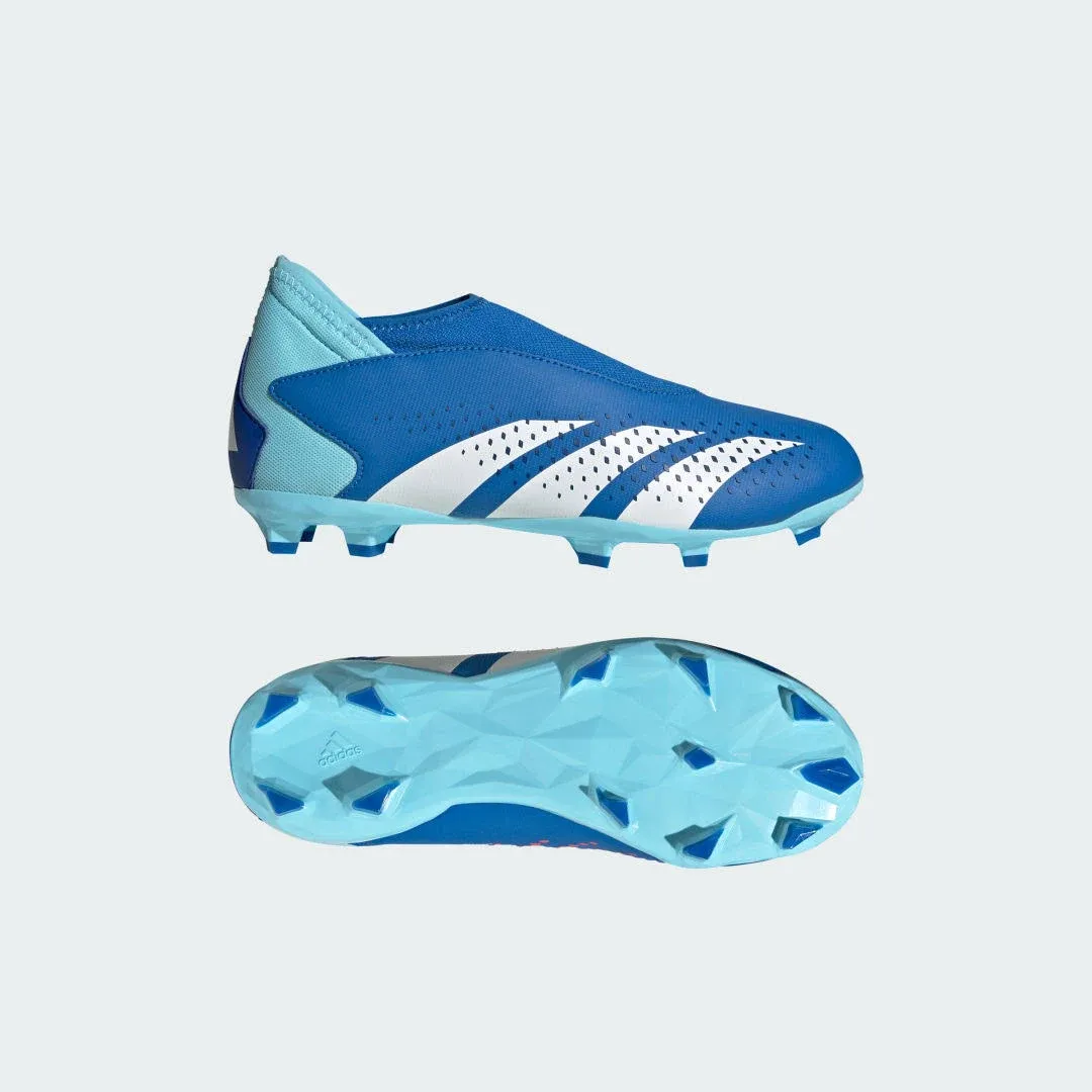 Adidas Predator Accuracy.3 Laceless Firm Ground Soccer Cleats Bright Royal 2 Kids