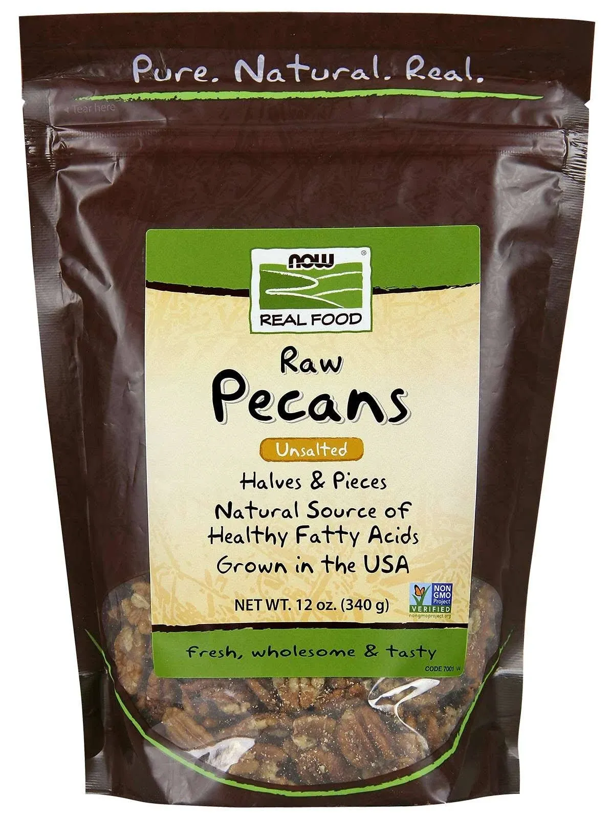 Now Foods - Pecans Raw 12 oz