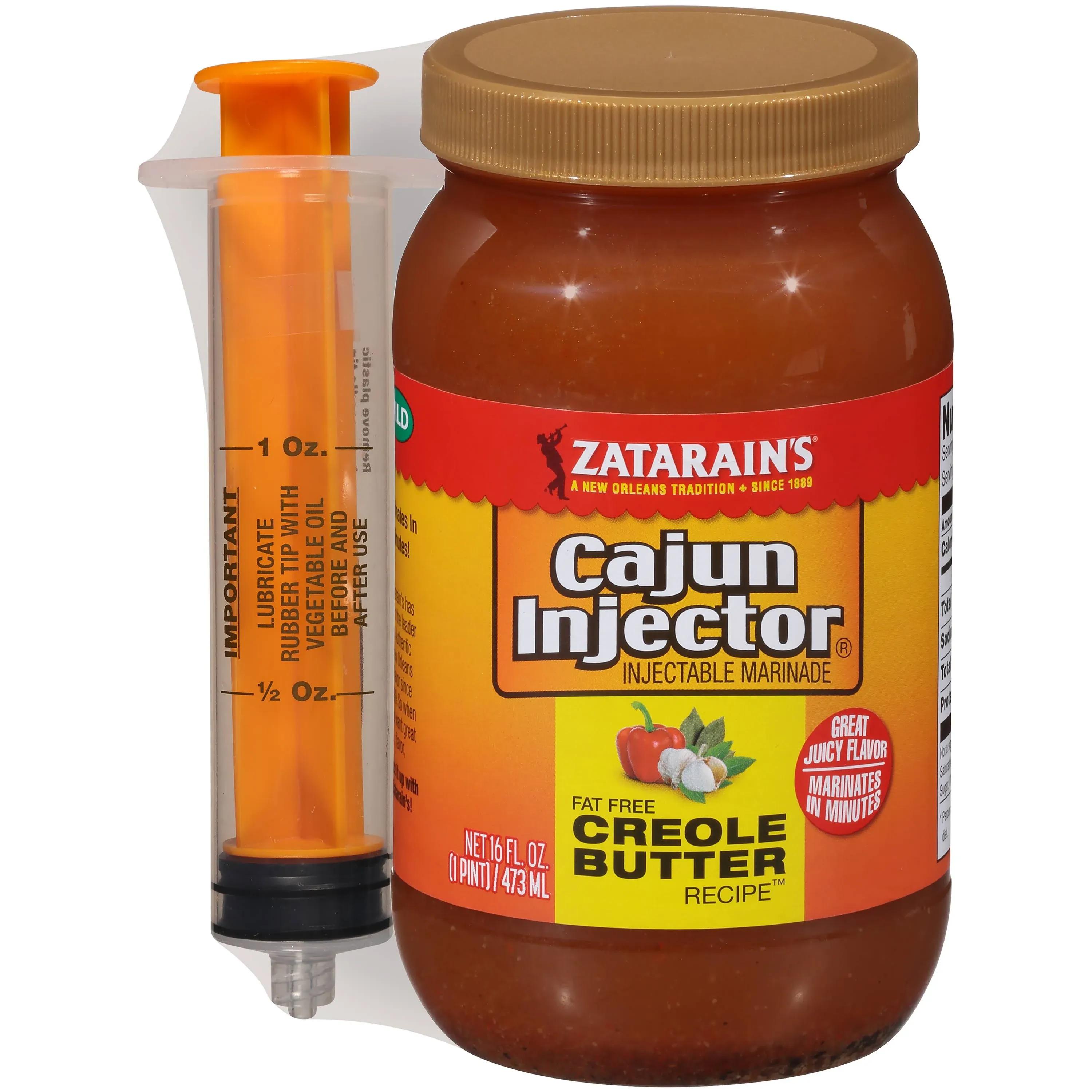 Zatarain's Cajun Injector Creole Butter Recipe Injectable Marinade