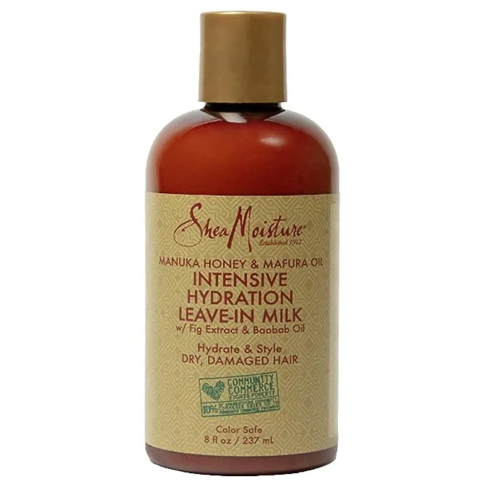 SheaMoisture, Intensive Hydration Leave-In Milk with Fig Extract & Baobab Oil, 8 fl oz (237 ml)