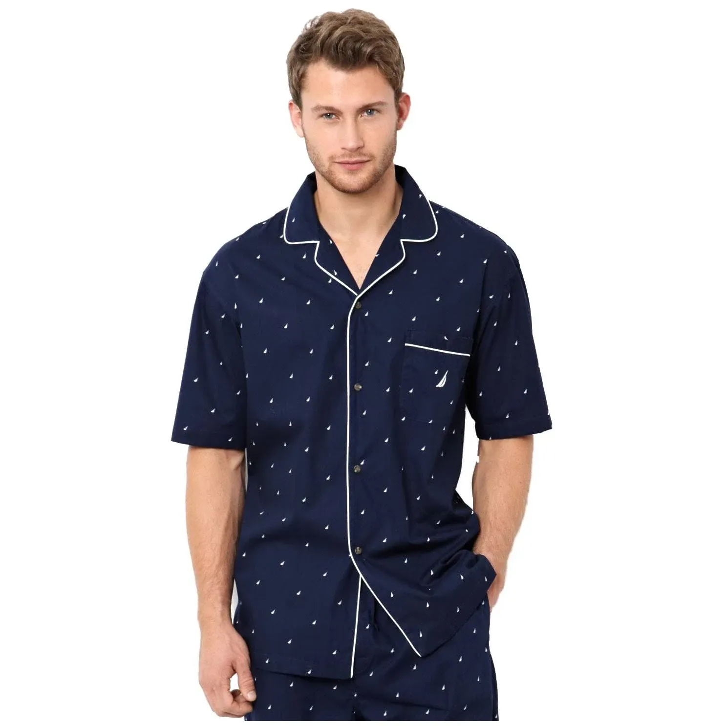 Nautica Men's Signature Pajama Shirt