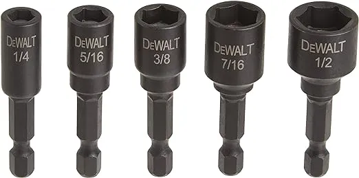 DEWALT Nutsetter Impact Driver Bit (5-Piece)