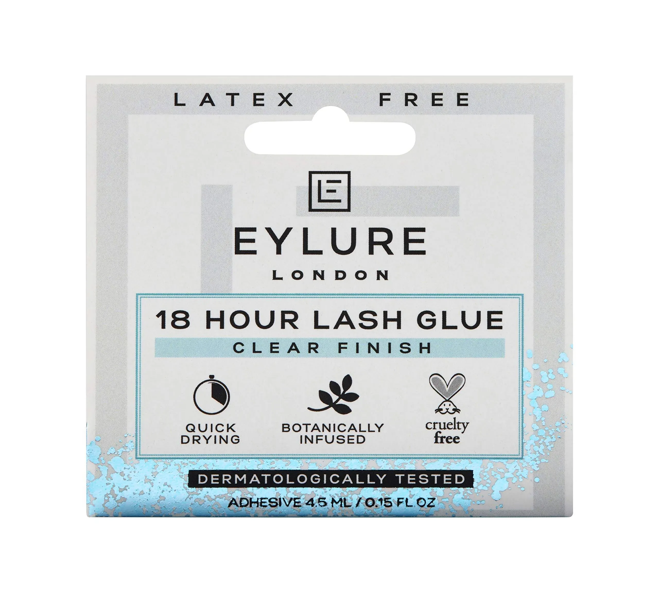 Eylure 18 Hour Lash Glue,Latex Free, Clear