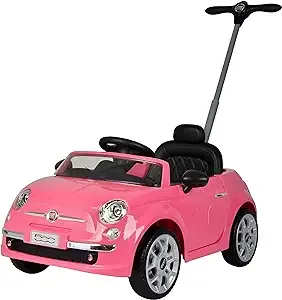 Best Ride On Cars Pink Fiat 500 Push Car